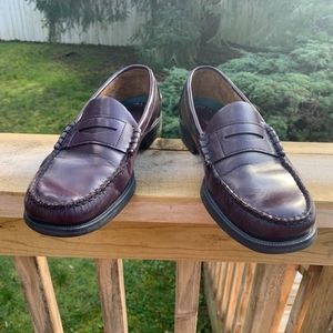 Sebago men's leather loafers/slip on shoes